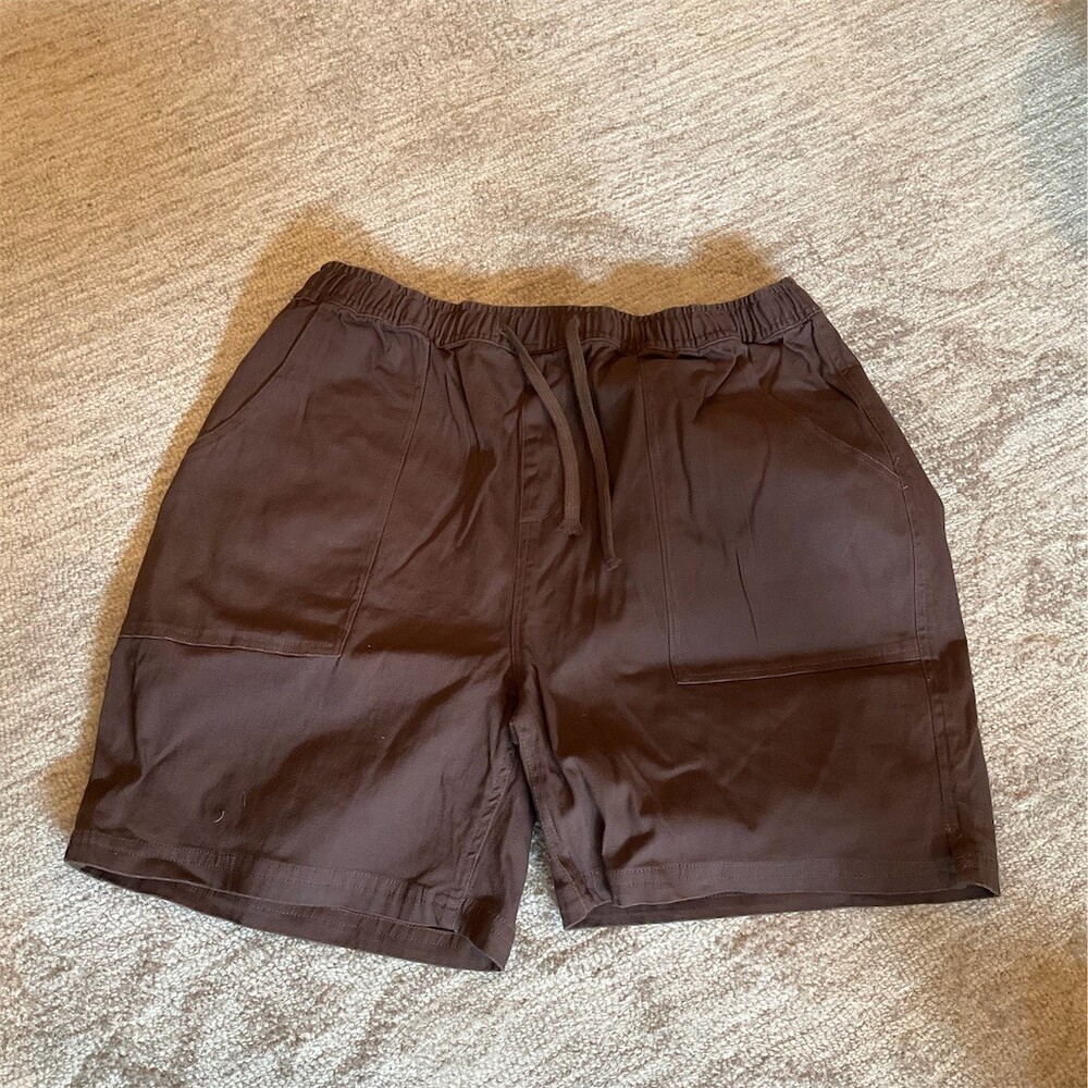 The Hundreds Shorts Mens 2XL Brown Elastic Waist Drawstring Streetwear